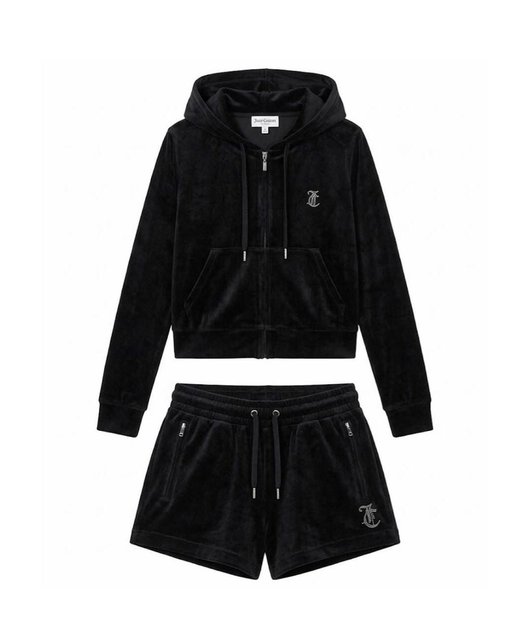 JUICY COUTURE Черный полиэстеровый костюм с брюками, фото 9