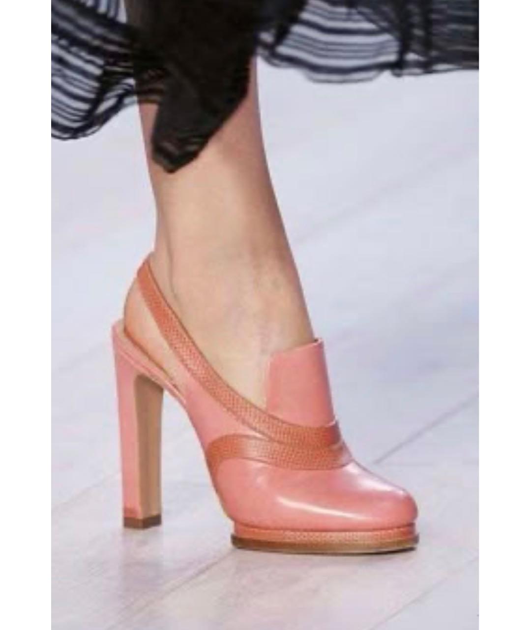 CHLOE Розовые кожаные босоножки, фото 8