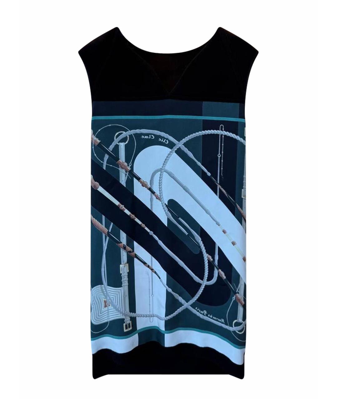 HERMES Черное повседневное платье, фото 8