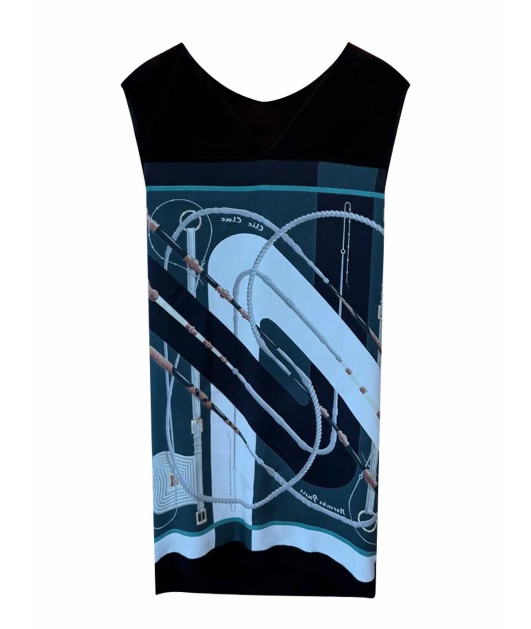 HERMES Черное повседневное платье, фото 1