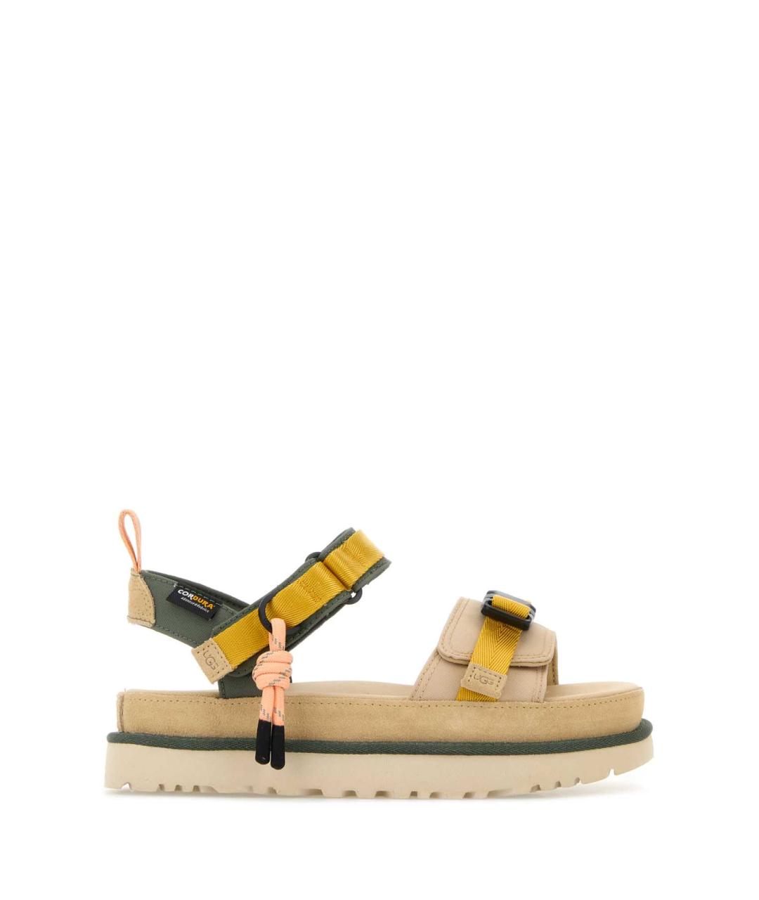 UGG AUSTRALIA Бежевые текстильные сандалии, фото 1