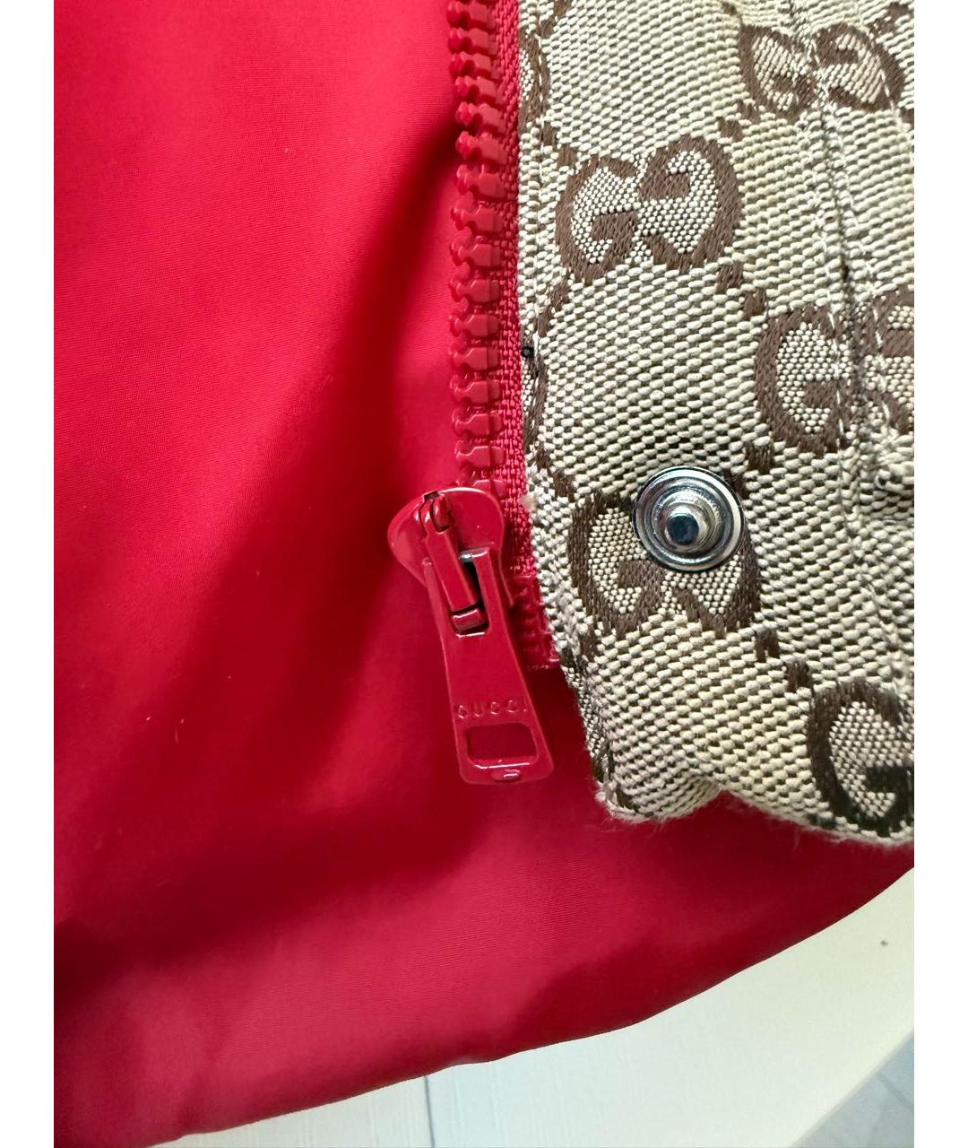 GUCCI Бежевый хлопковый пуховик, фото 5