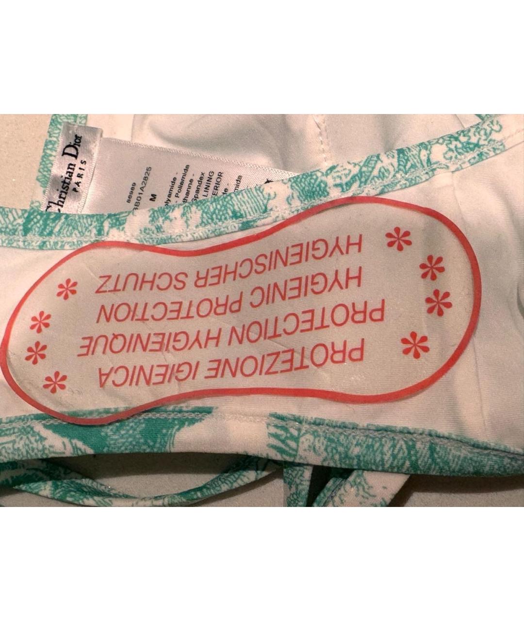 CHRISTIAN DIOR Зеленый купальник, фото 6