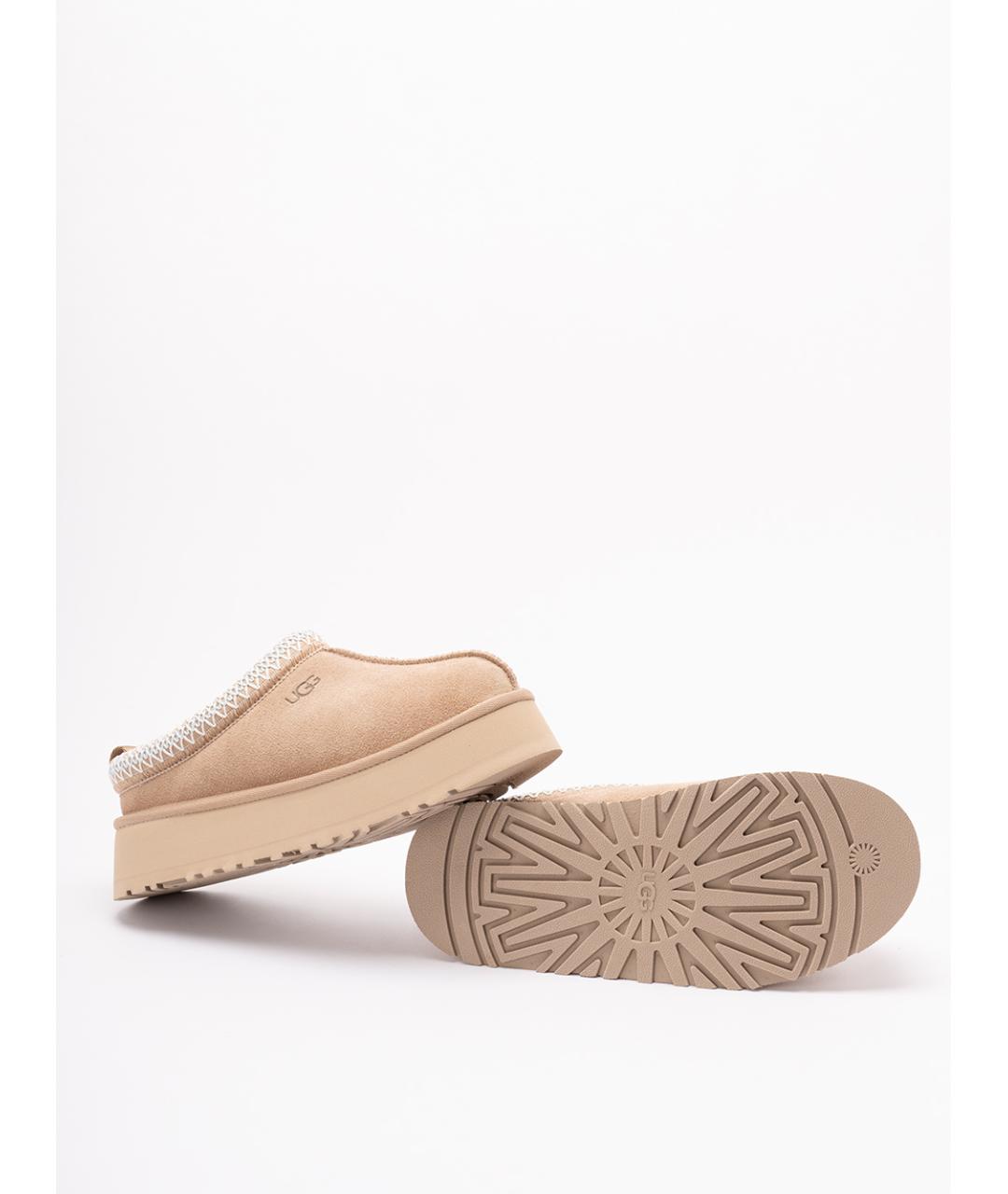 UGG AUSTRALIA Бежевые замшевые мюли, фото 4