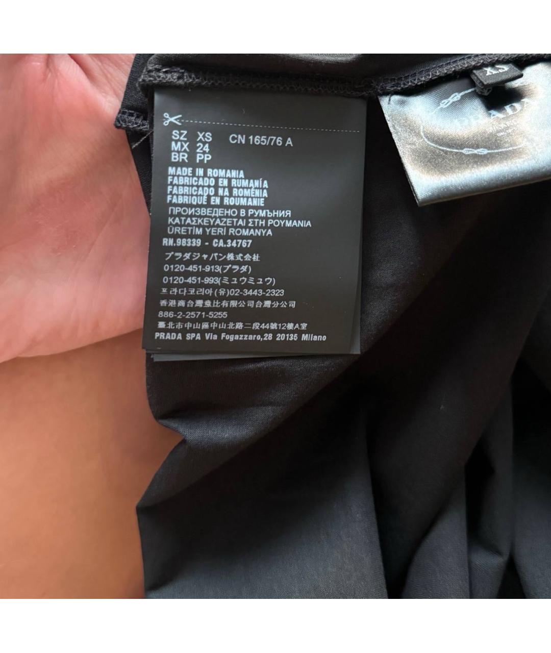 PRADA Черная футболка, фото 3