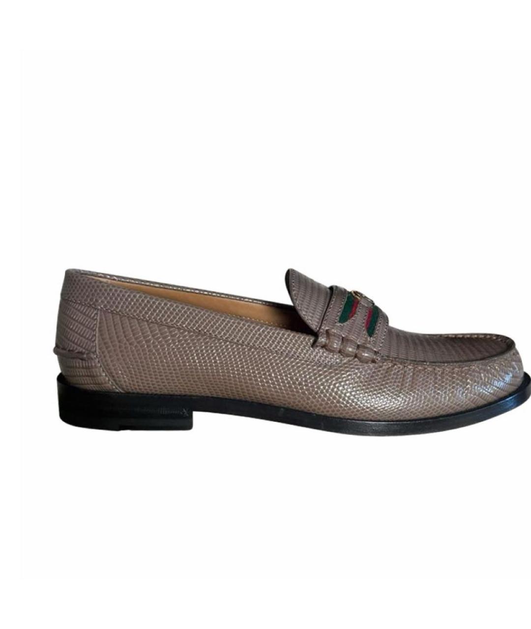 GUCCI Лоферы из экзотической кожи, фото 6