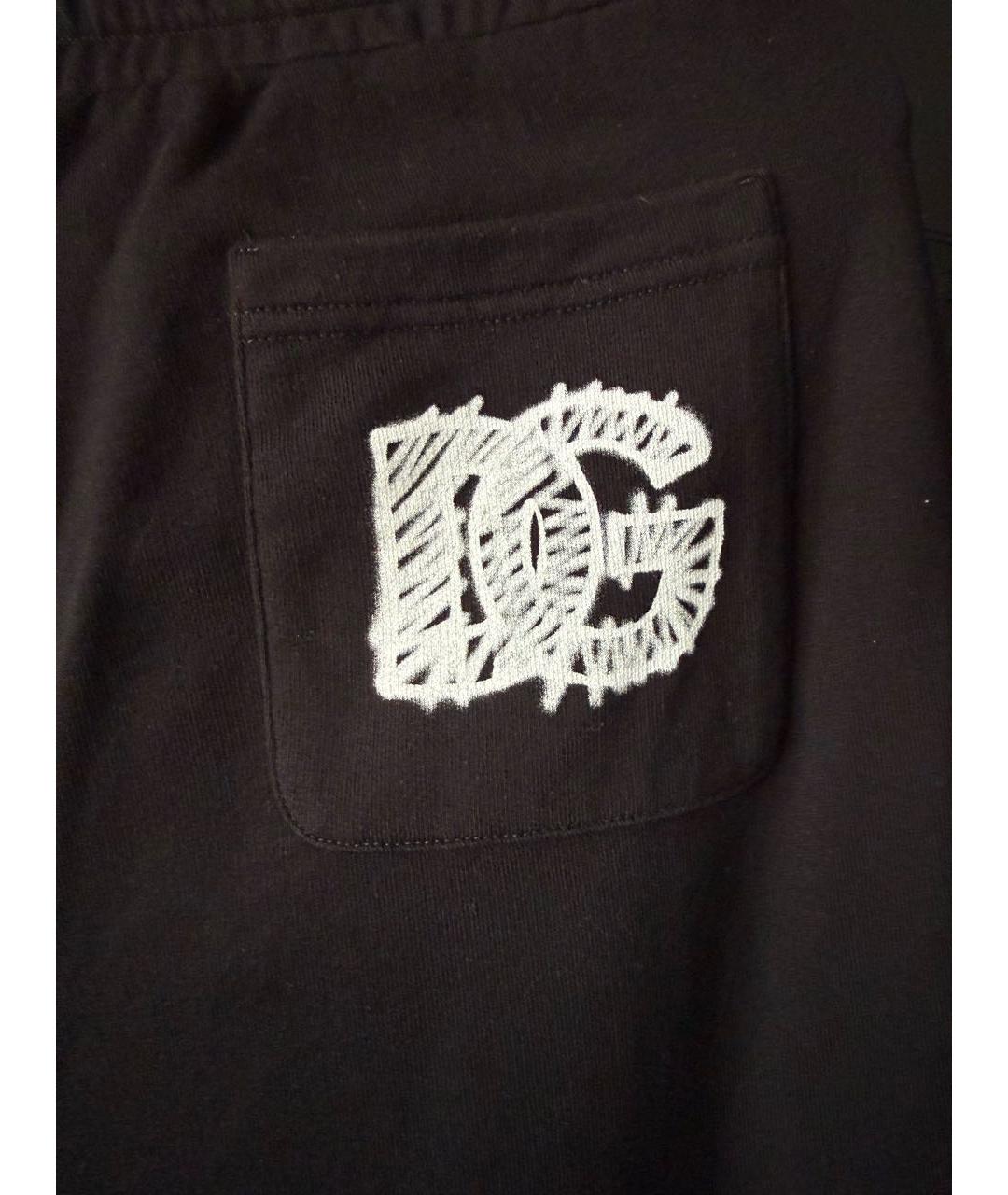 DOLCE&GABBANA Черный хлопковый спортивные костюмы, фото 7