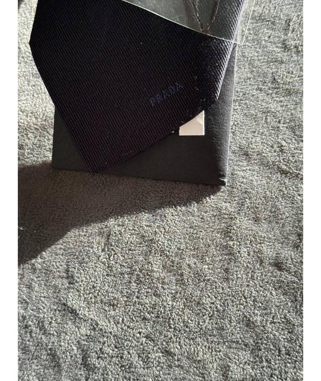 PRADA Темно-синий галстук, фото 5
