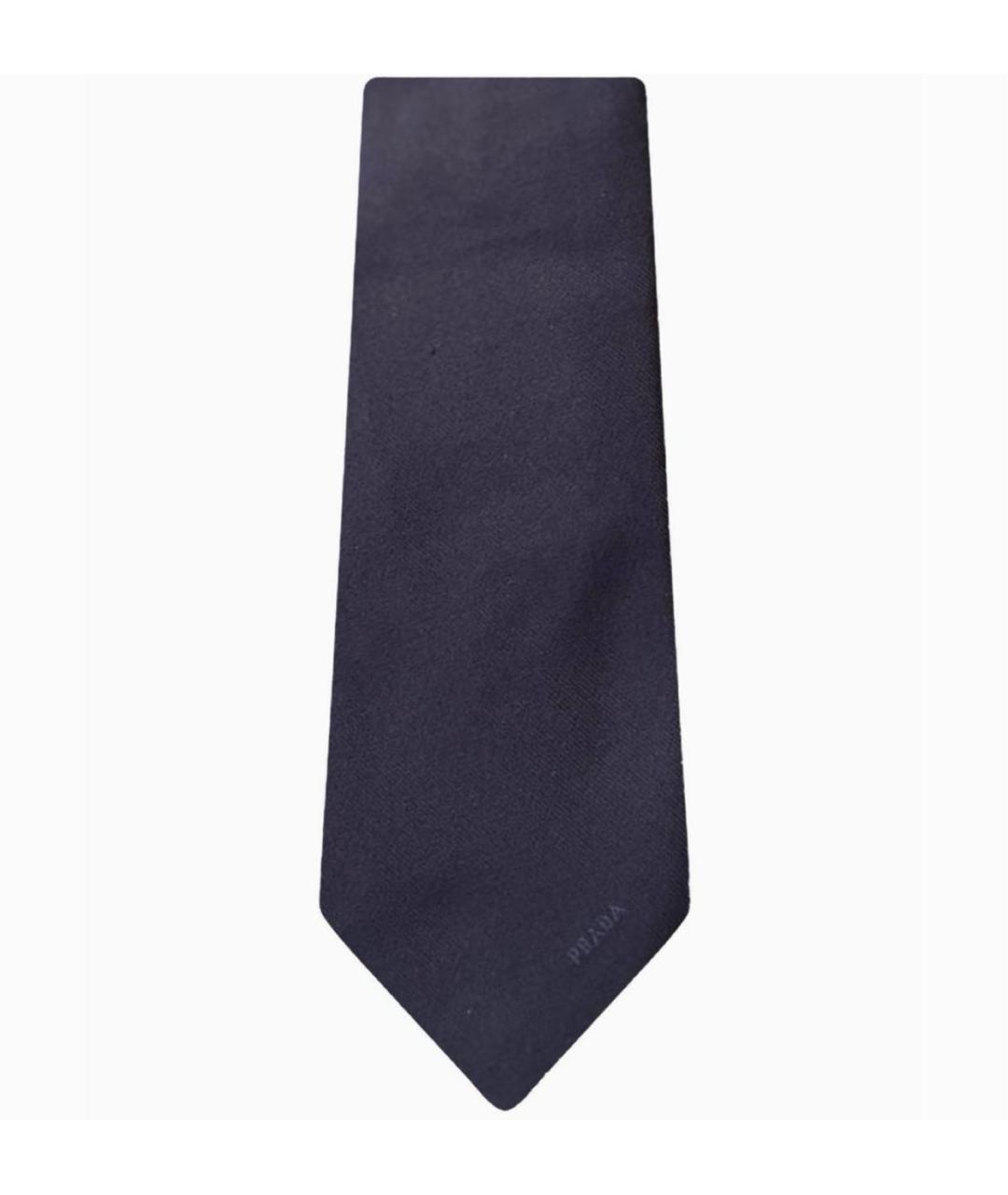 PRADA Темно-синий галстук, фото 1