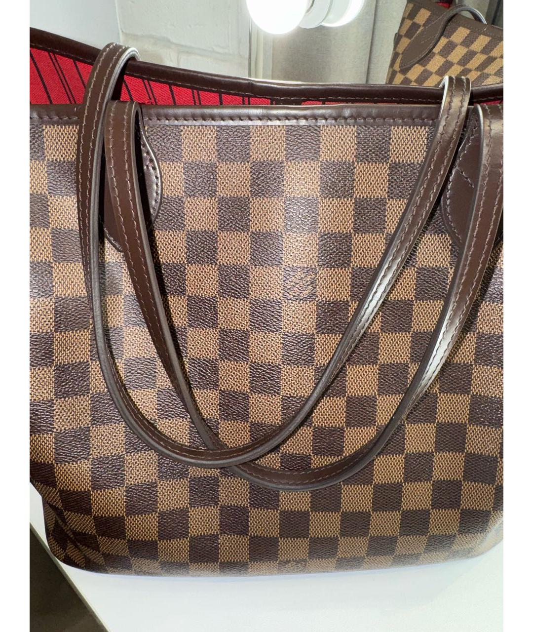 LOUIS VUITTON Коричневая сумка тоут, фото 2