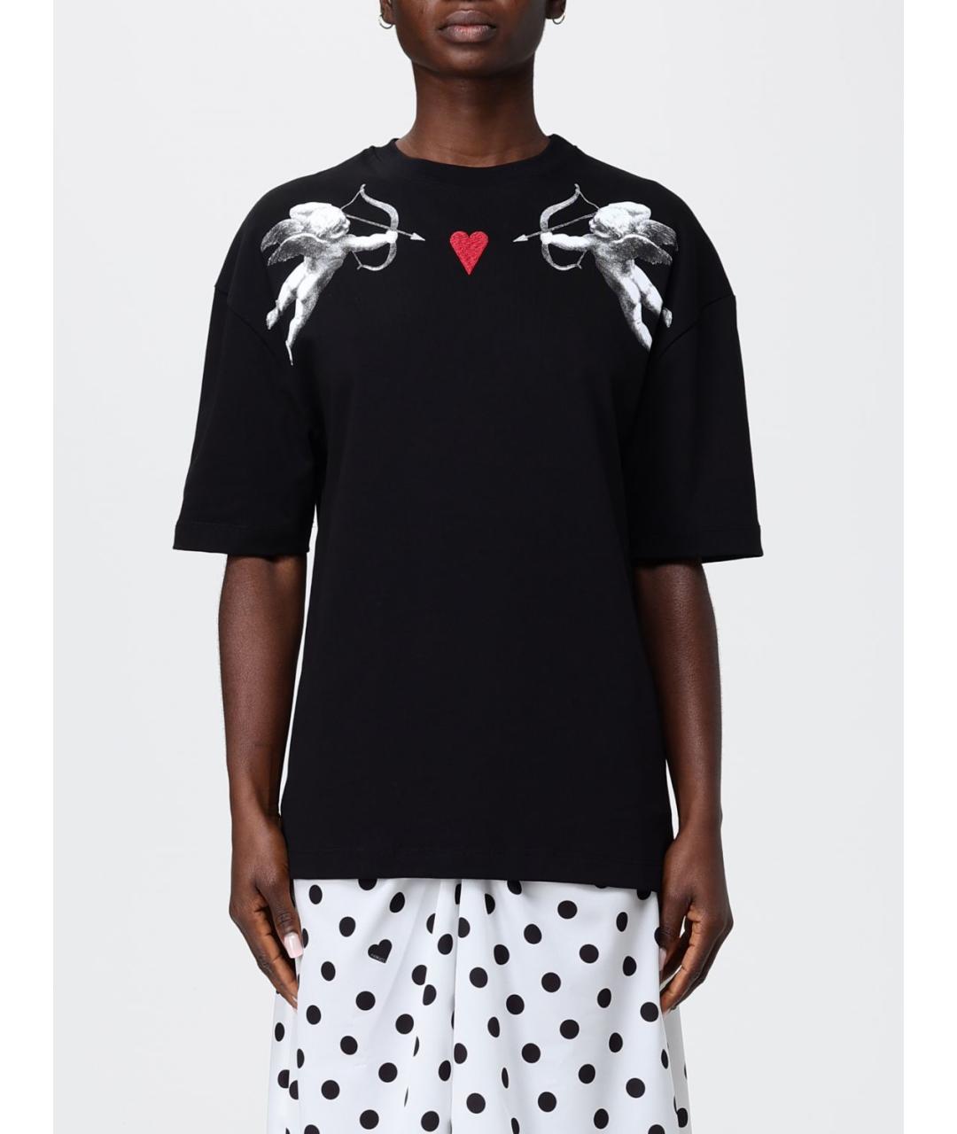 FIORUCCI Черная хлопковая футболка, фото 4