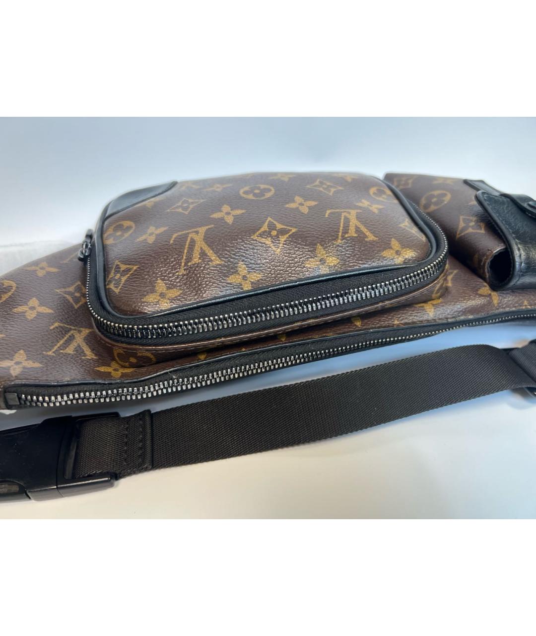 LOUIS VUITTON Коричневая сумка на плечо, фото 5