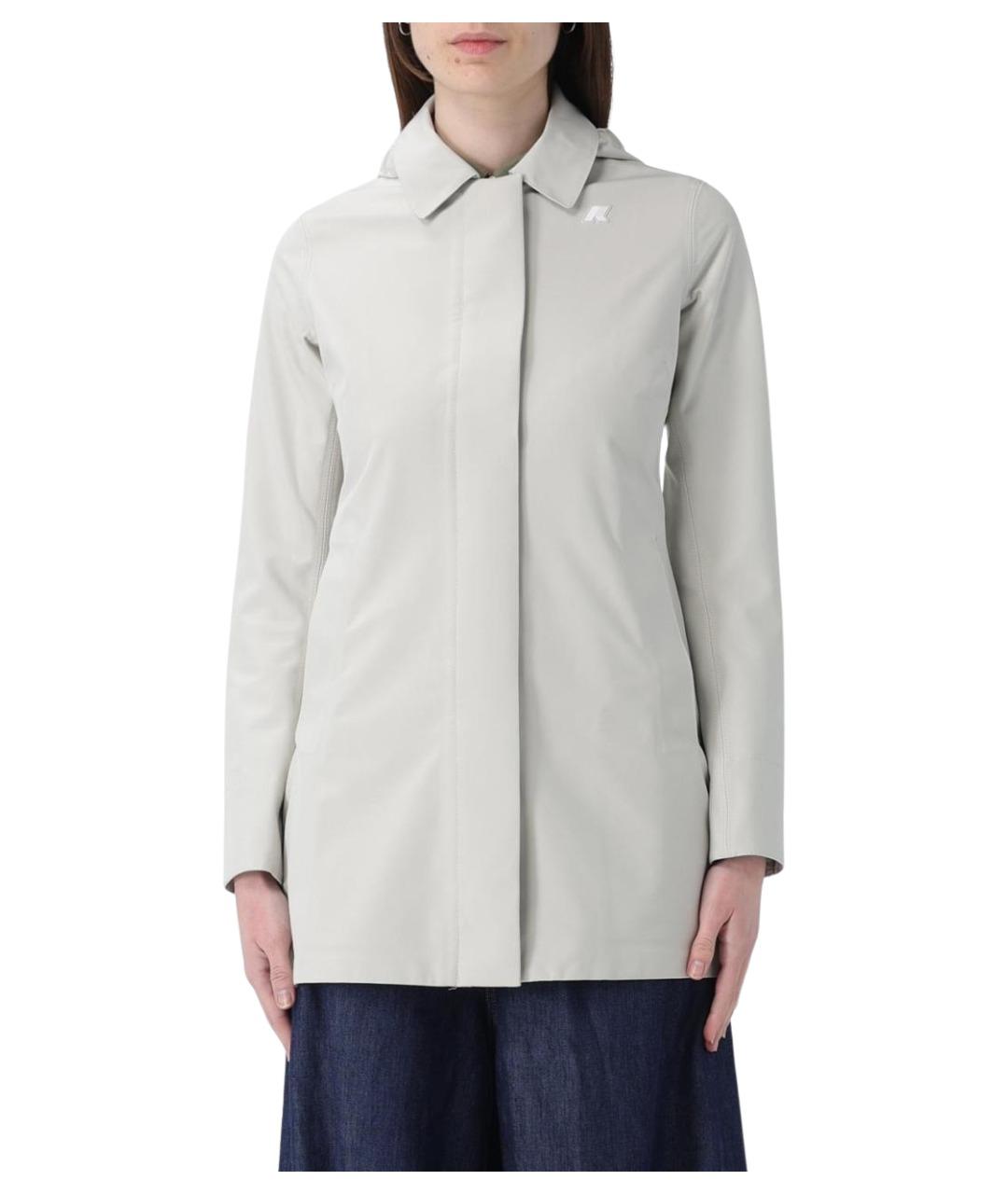 K-WAY Бежевая полиэстеровая куртка, фото 1