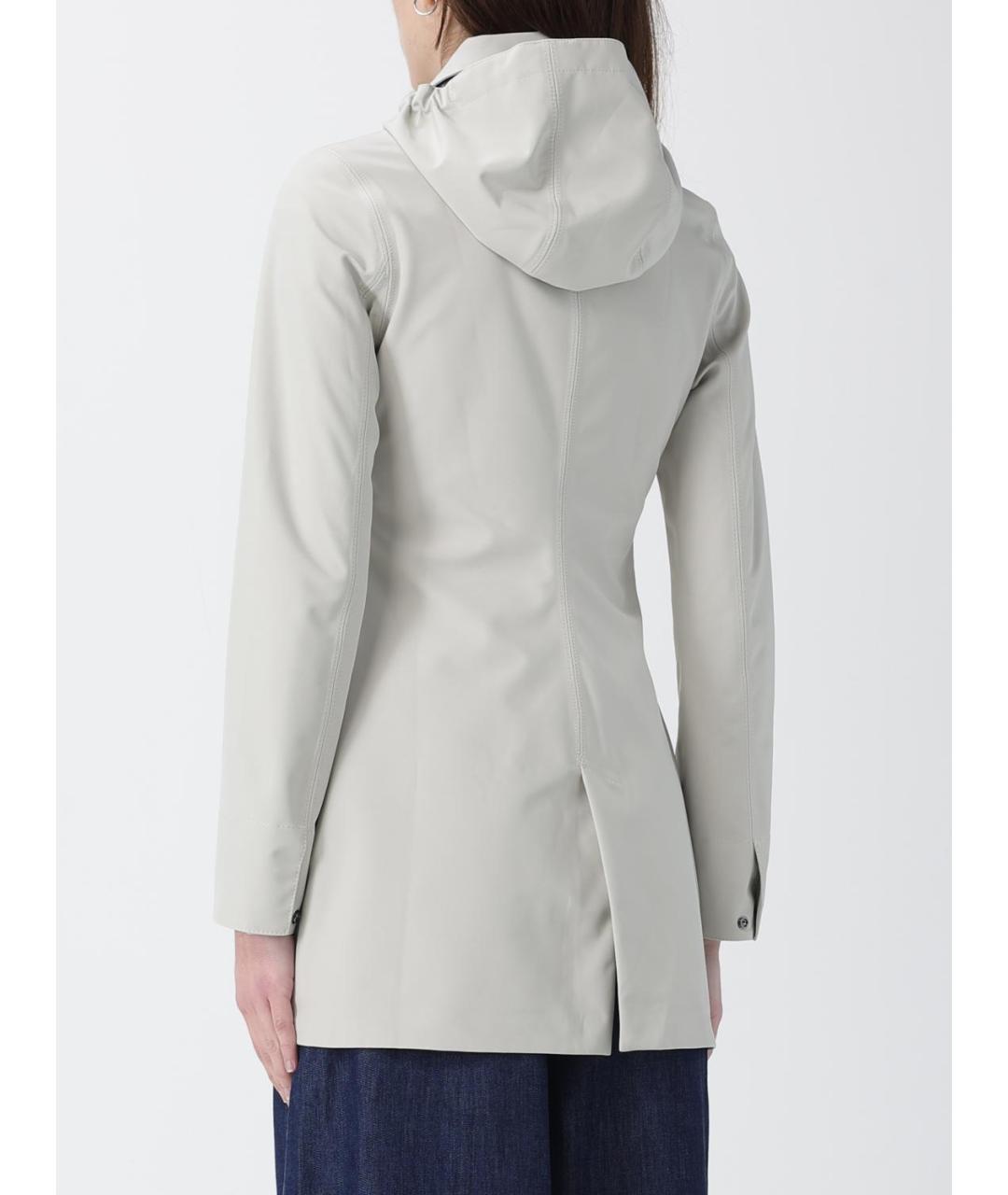 K-WAY Бежевая полиэстеровая куртка, фото 2