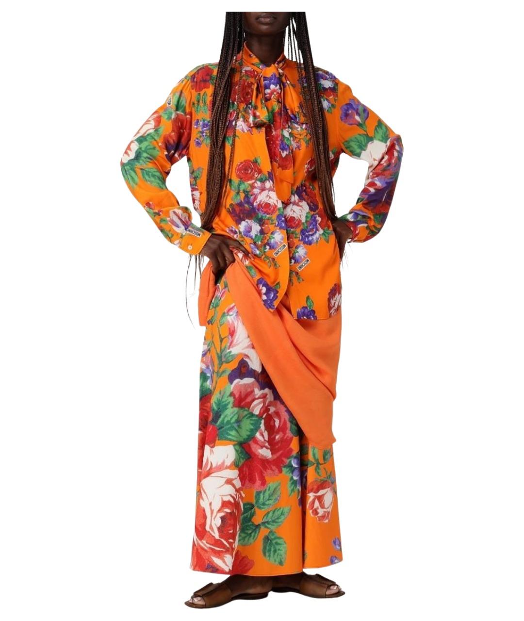 MOSCHINO Оранжевое платье, фото 2