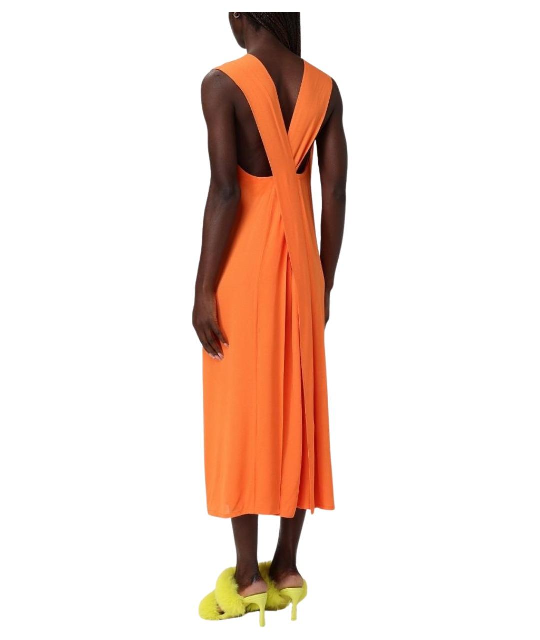 MOSCHINO Оранжевое платье, фото 3