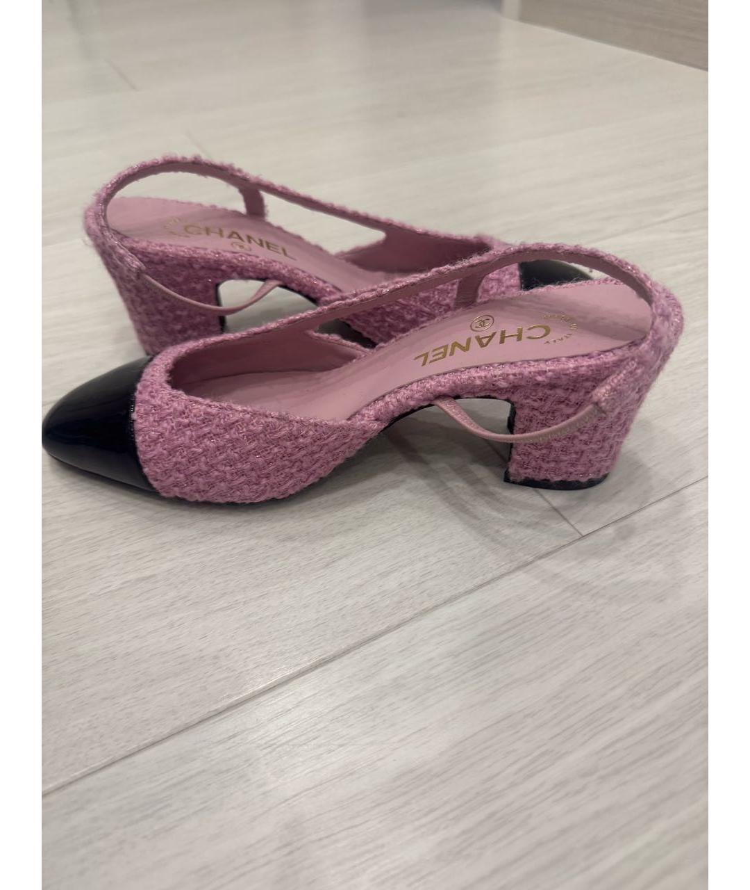 CHANEL Розовые туфли, фото 6