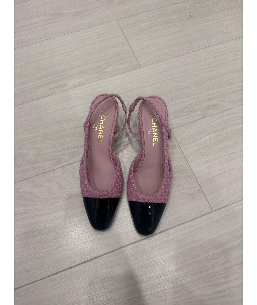 CHANEL Розовые туфли, фото 3