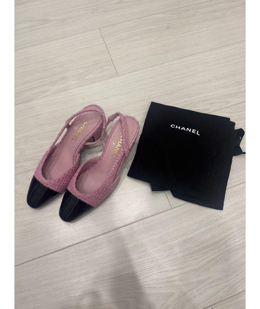 CHANEL Розовые туфли, фото 8