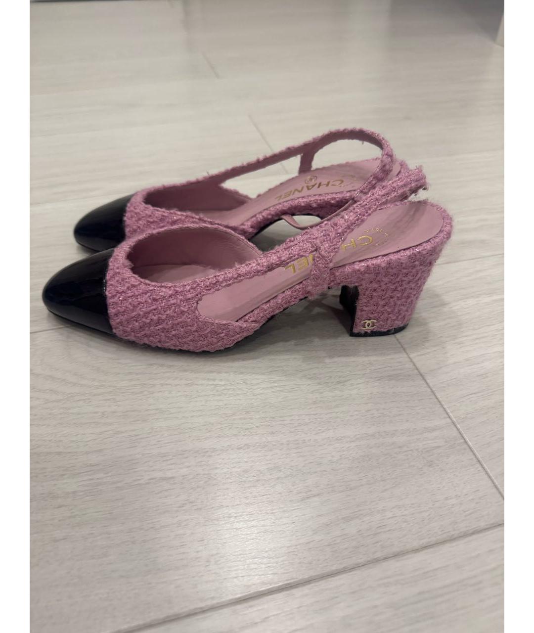 CHANEL Розовые туфли, фото 2