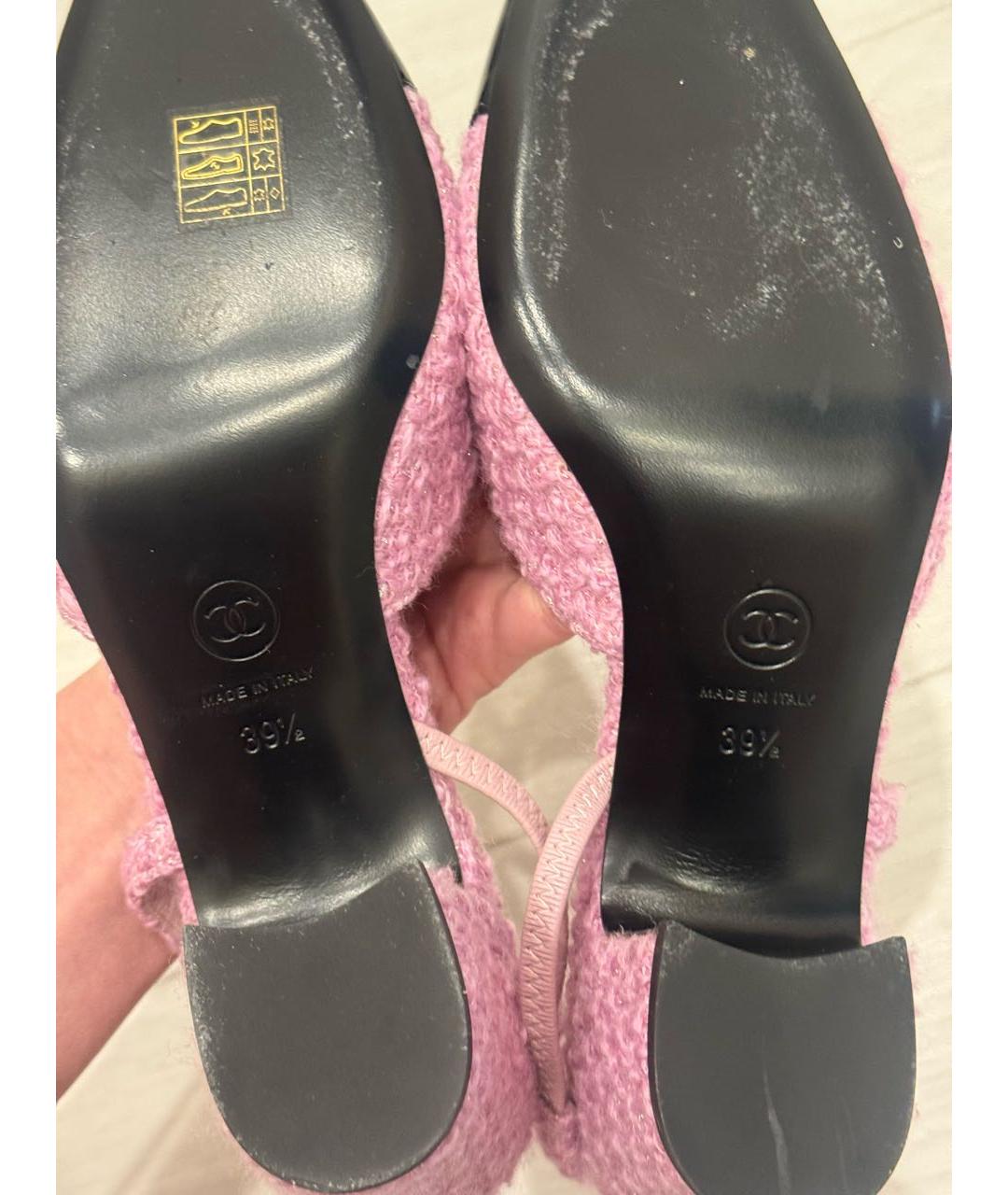 CHANEL Розовые туфли, фото 7
