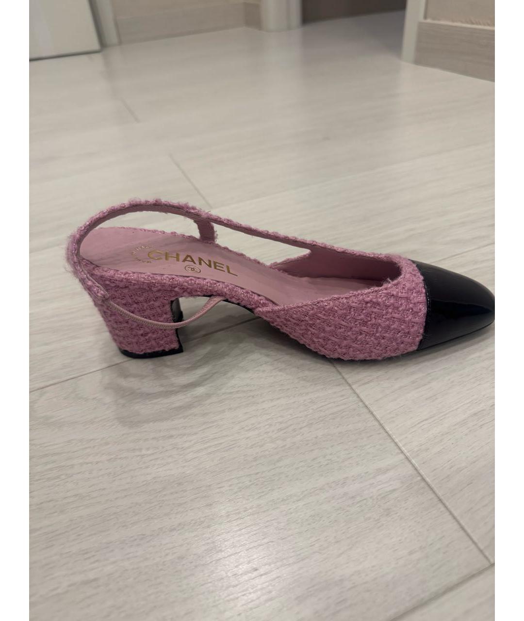 CHANEL Розовые туфли, фото 9