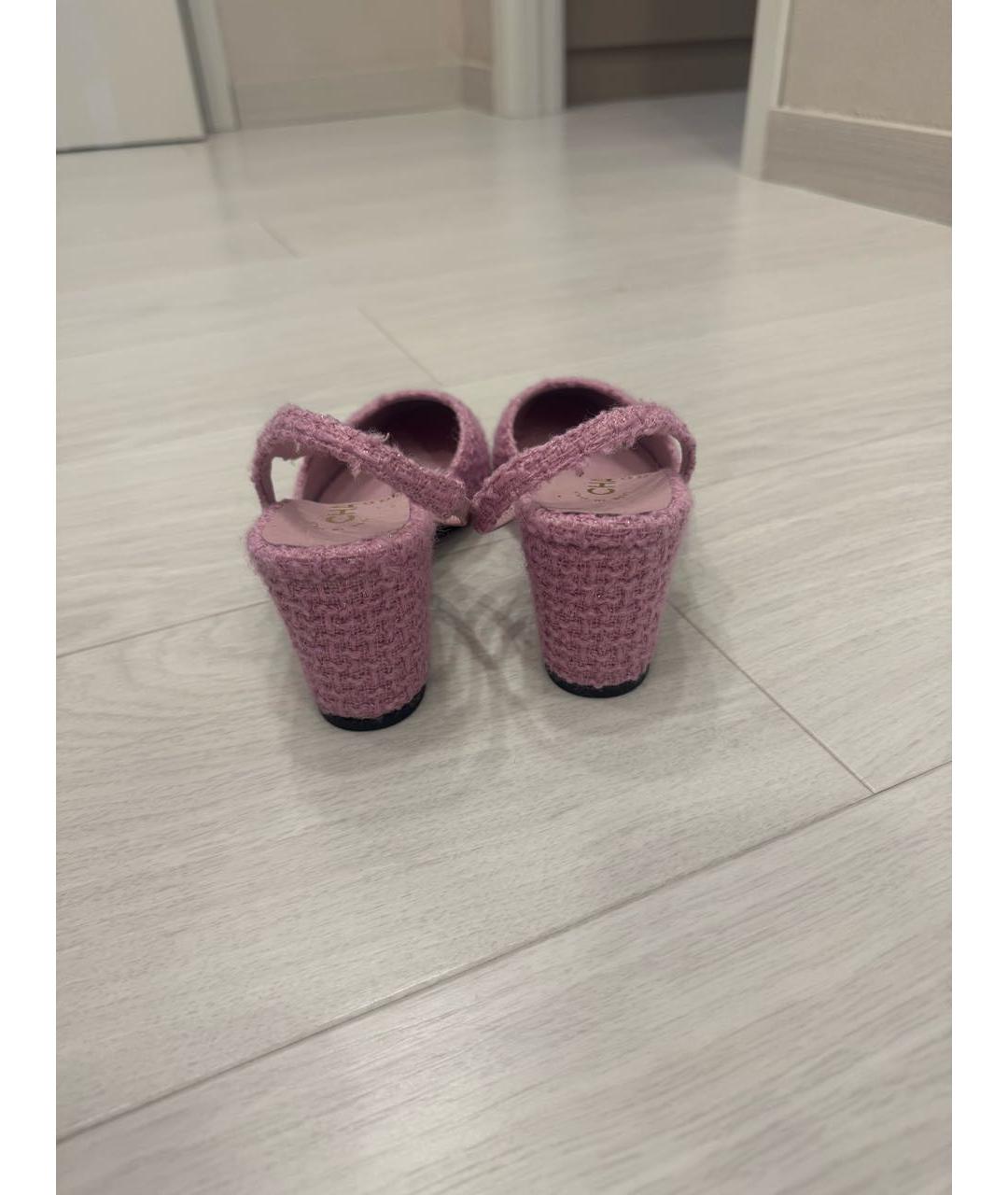CHANEL Розовые туфли, фото 5