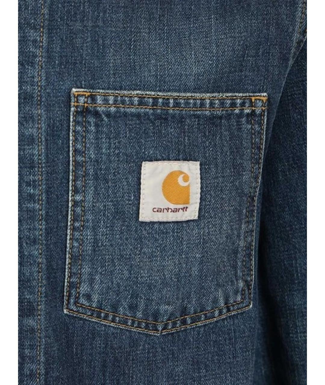 CARHARTT WIP Синяя хлопковая куртка, фото 3