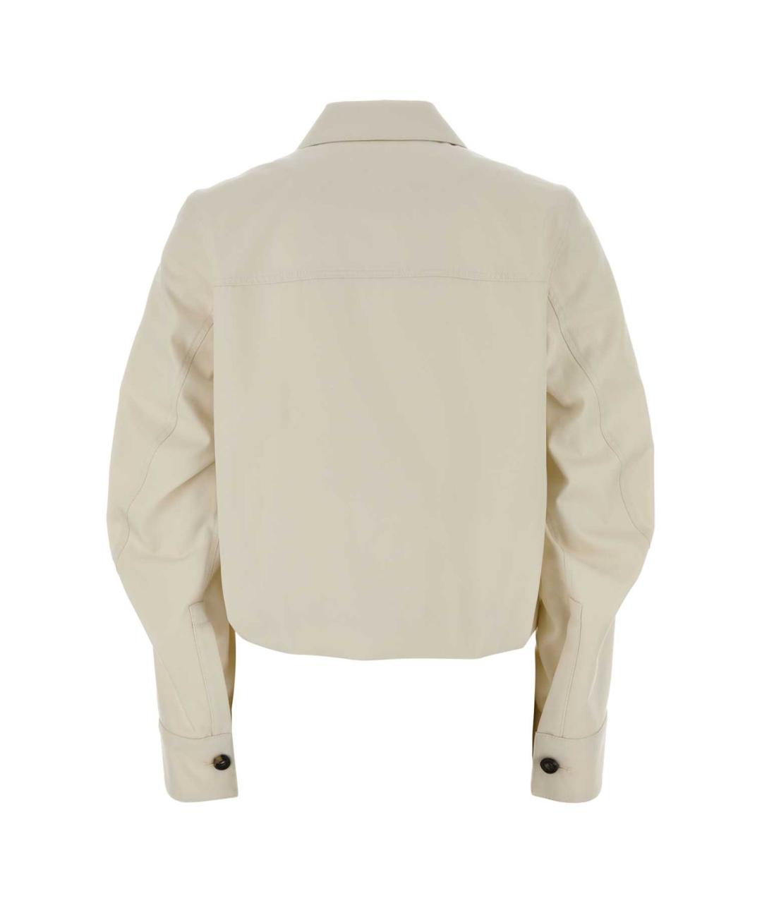 LOEWE Белый хлопковый жакет/пиджак, фото 2