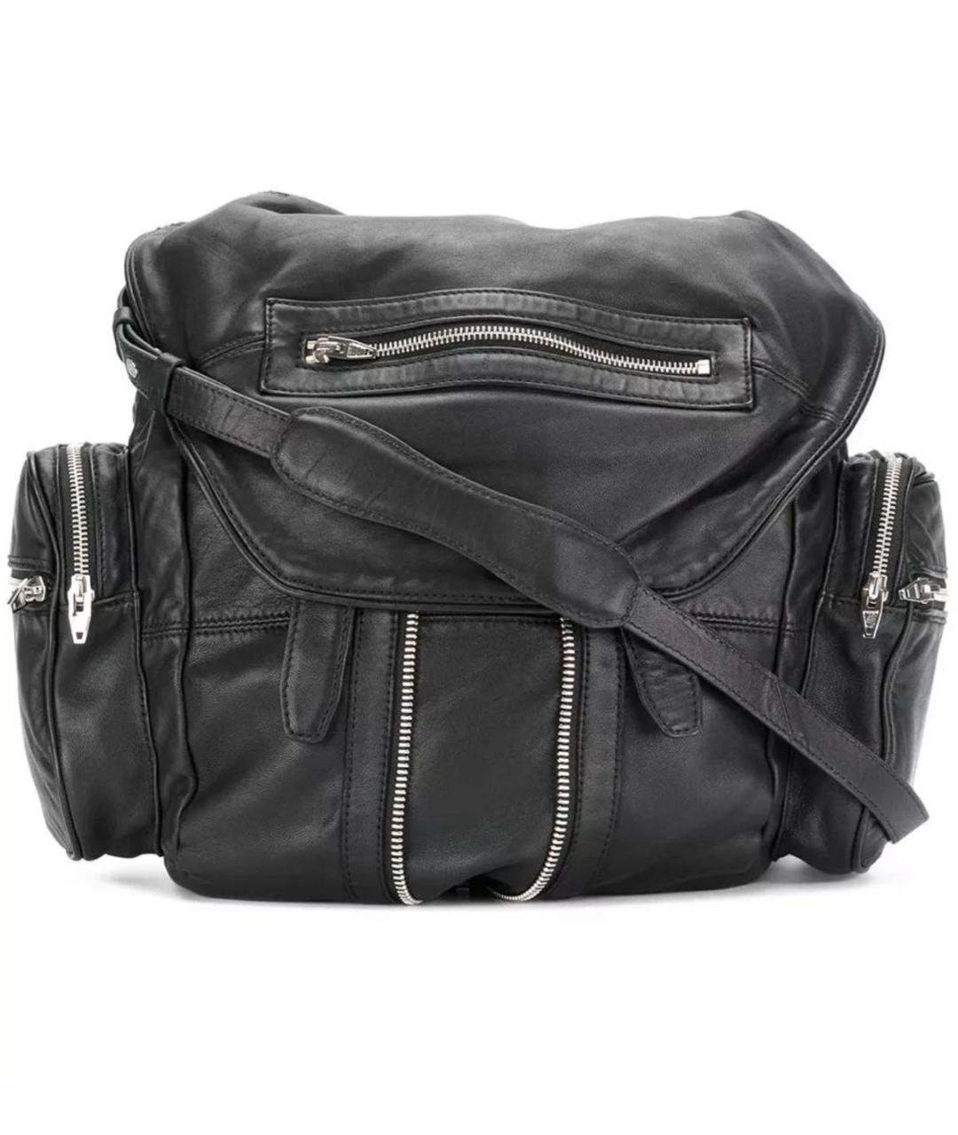 ALEXANDER WANG Черный кожаный рюкзак, фото 6