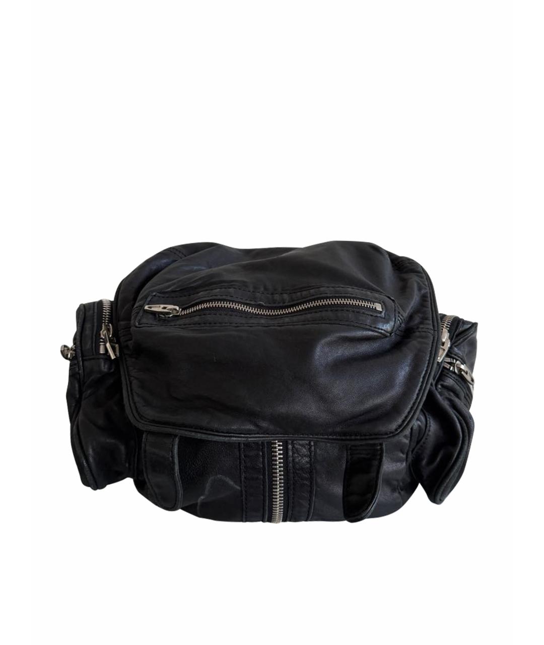 ALEXANDER WANG Черный кожаный рюкзак, фото 5
