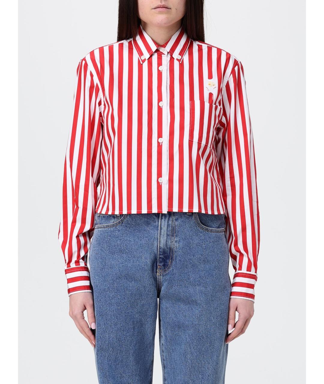 FIORUCCI Красная хлопковая рубашка, фото 4