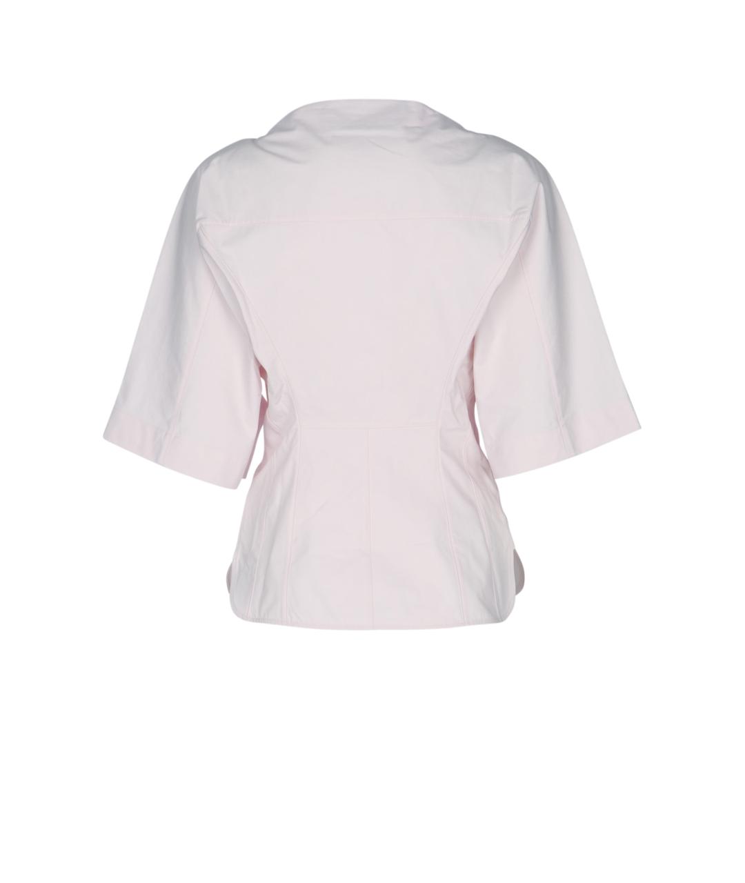 JACQUEMUS Розовая хлопковая рубашка, фото 2