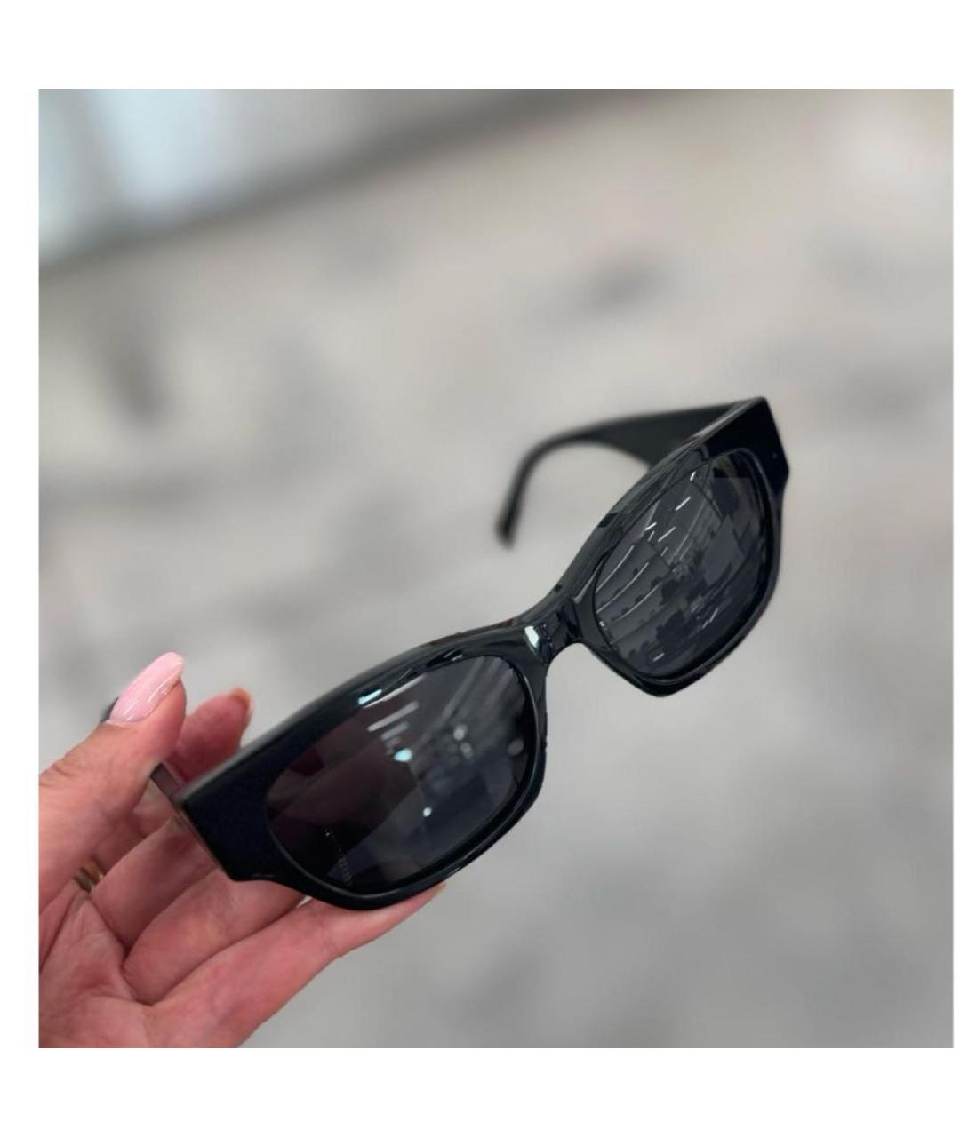 CELINE Черные пластиковые солнцезащитные очки, фото 4