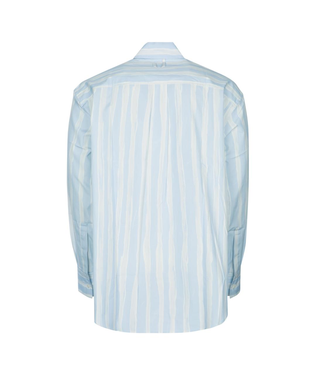JACQUEMUS Голубая хлопковая кэжуал рубашка, фото 2