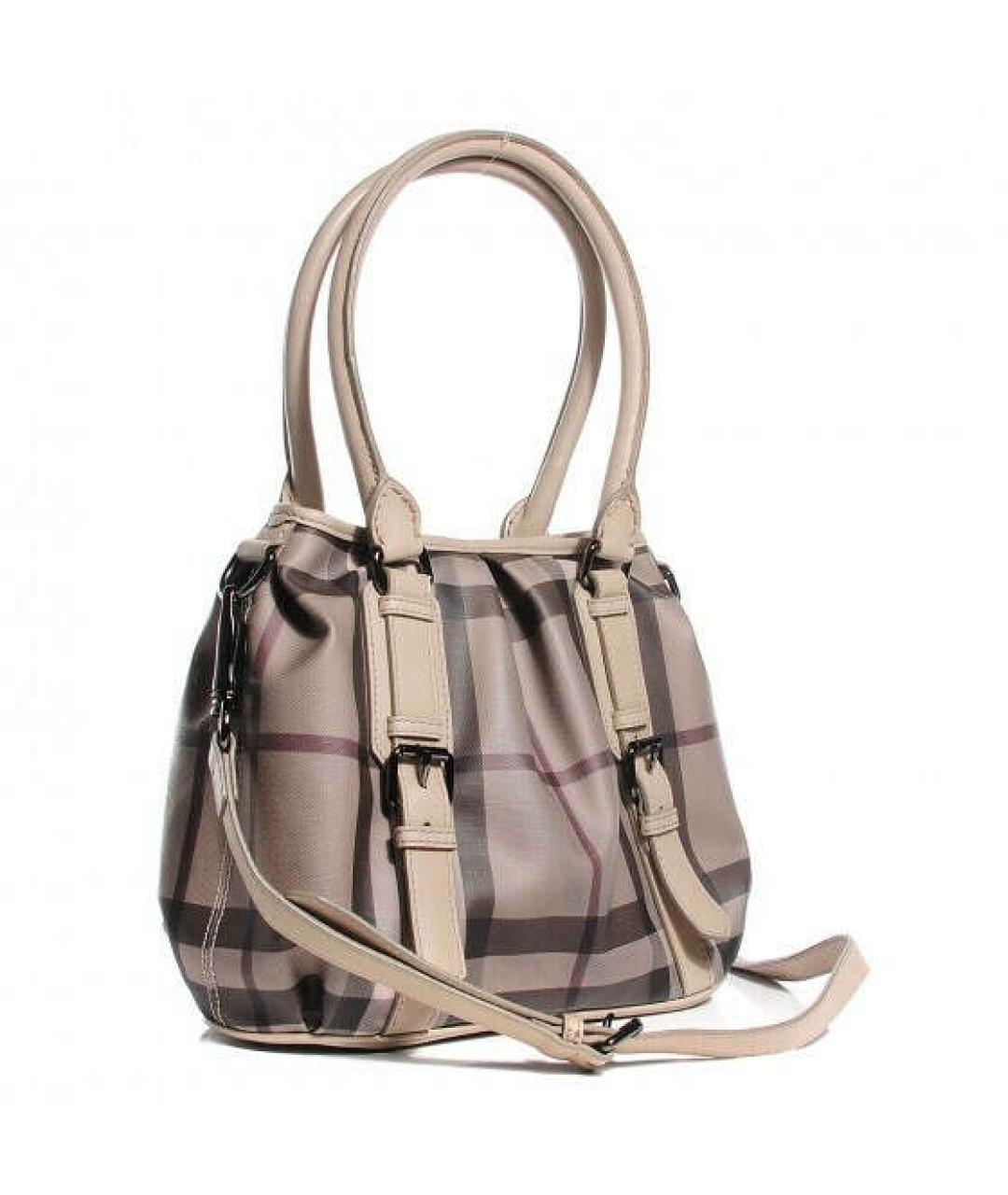 BURBERRY Серая кожаная сумка через плечо, фото 10