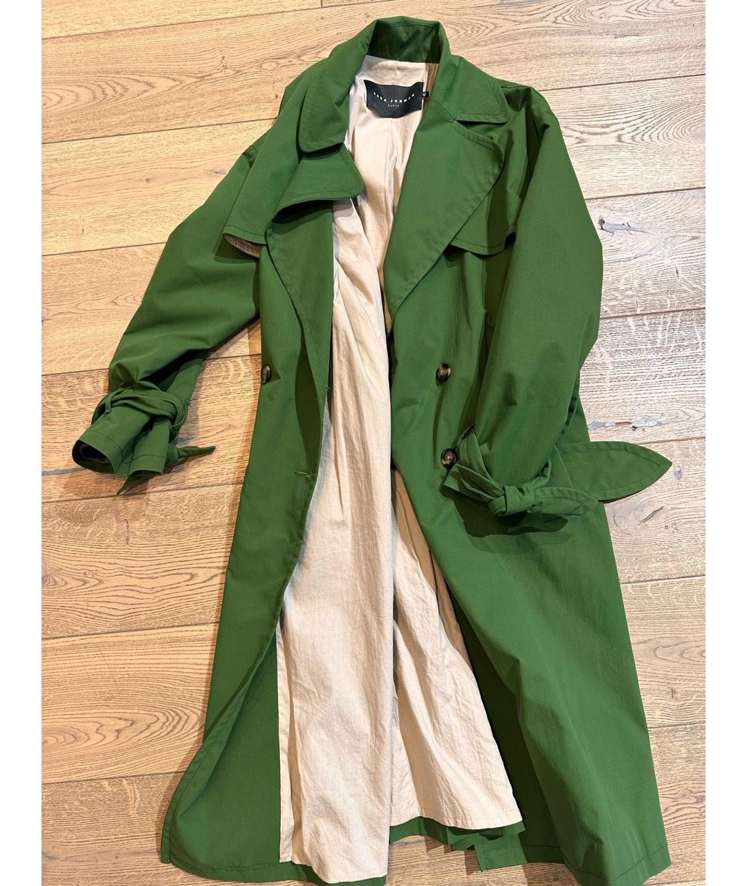 Tara Jarmon Зеленый полиэстеровый тренч/плащ, фото 8