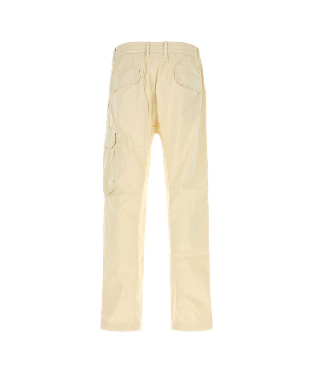 CP COMPANY Желтые хлопковые повседневные брюки, фото 2