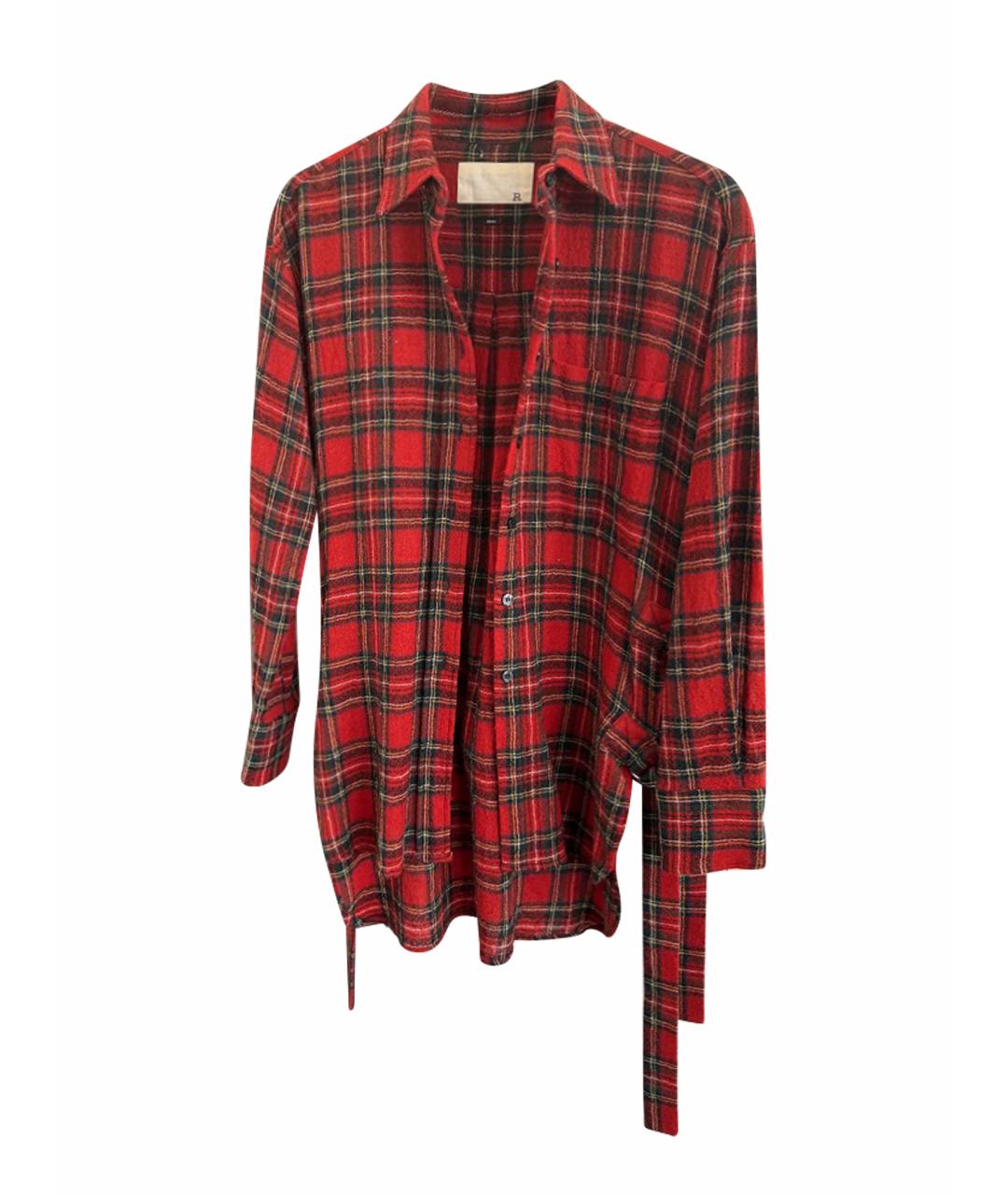 R13 Черная кожаная рубашка, фото 1