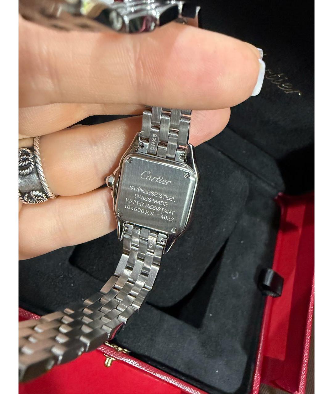 CARTIER Серебряные металлические часы, фото 3