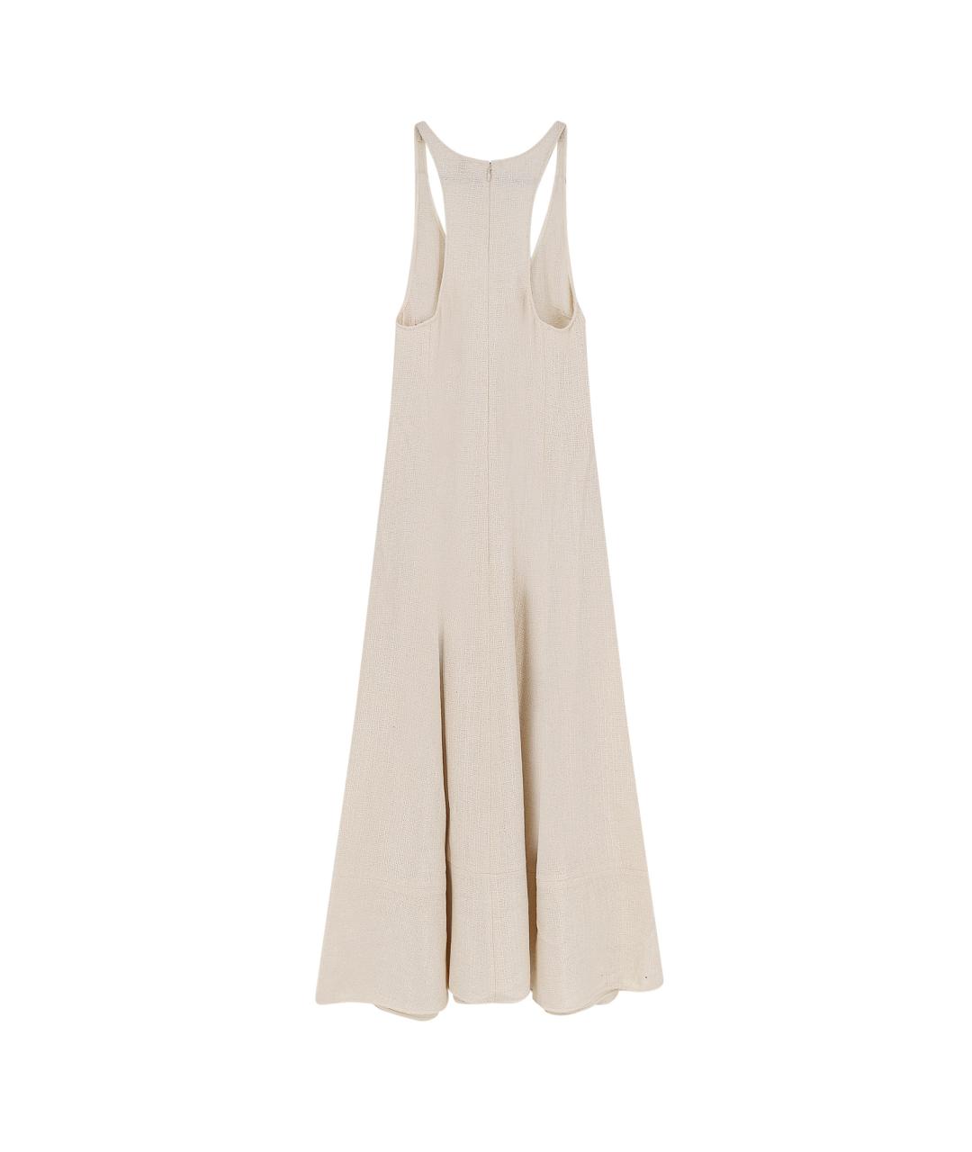 TOTEME Бежевое повседневное платье, фото 2