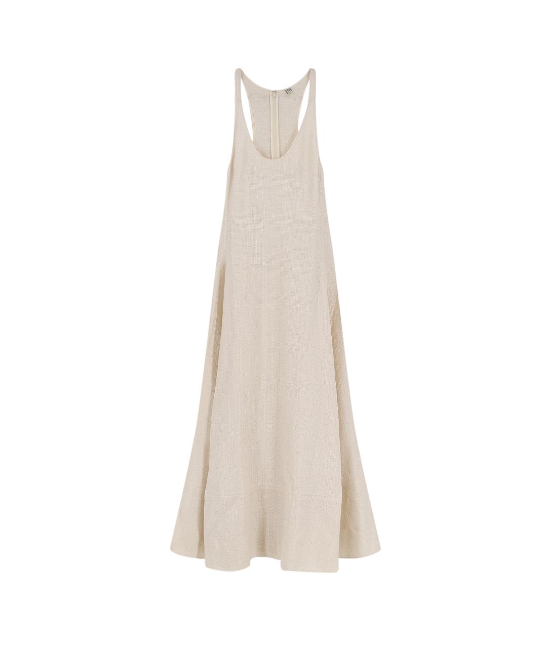 TOTEME Бежевое повседневное платье, фото 1