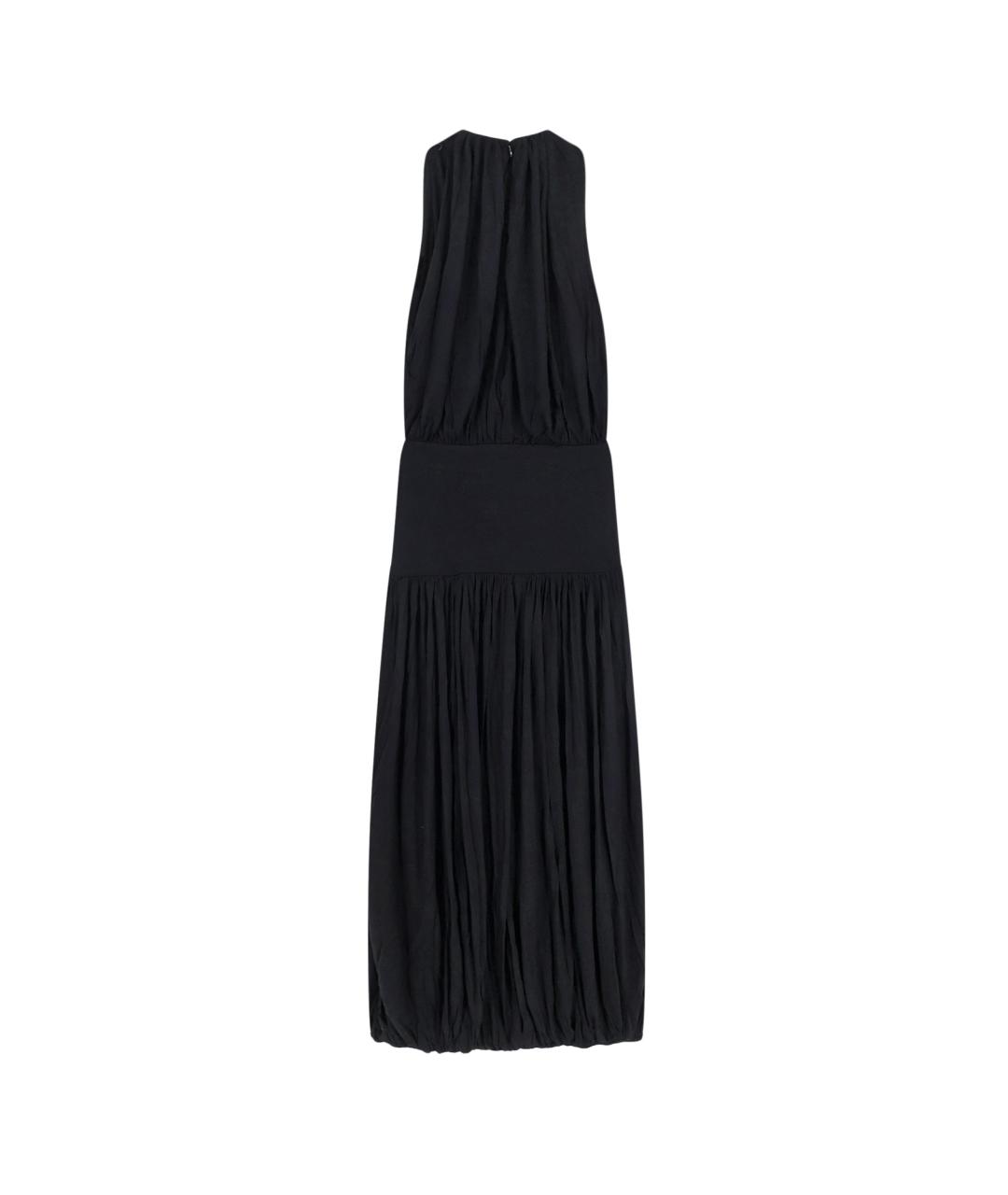 TOTEME Черное вискозное повседневное платье, фото 2