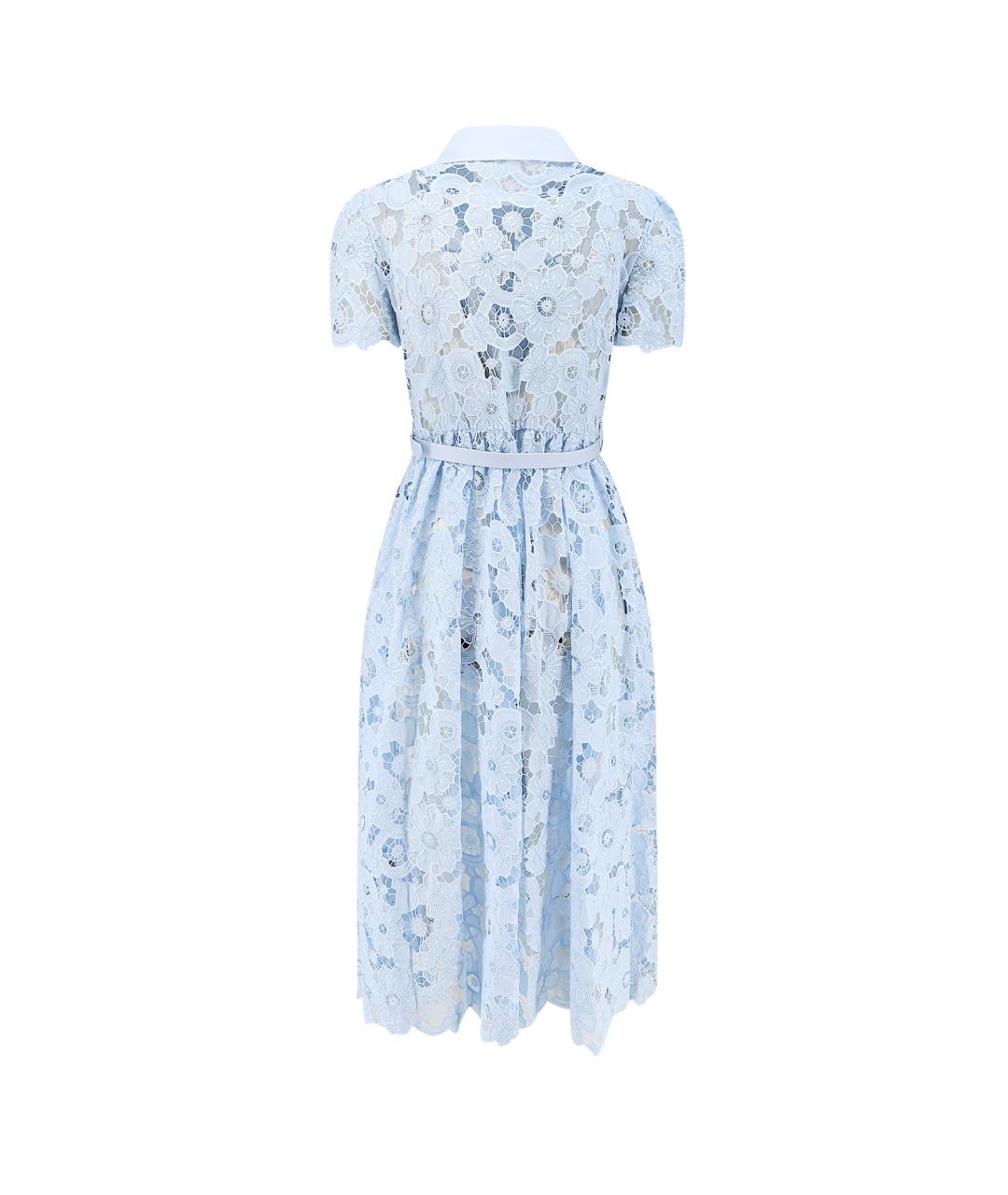 SELF-PORTRAIT Синее платье, фото 2