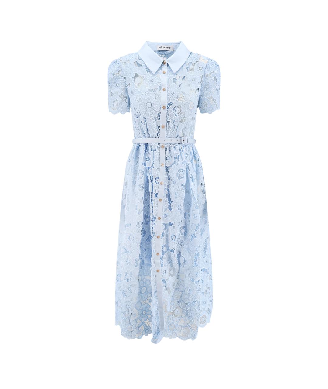 SELF-PORTRAIT Синее платье, фото 1