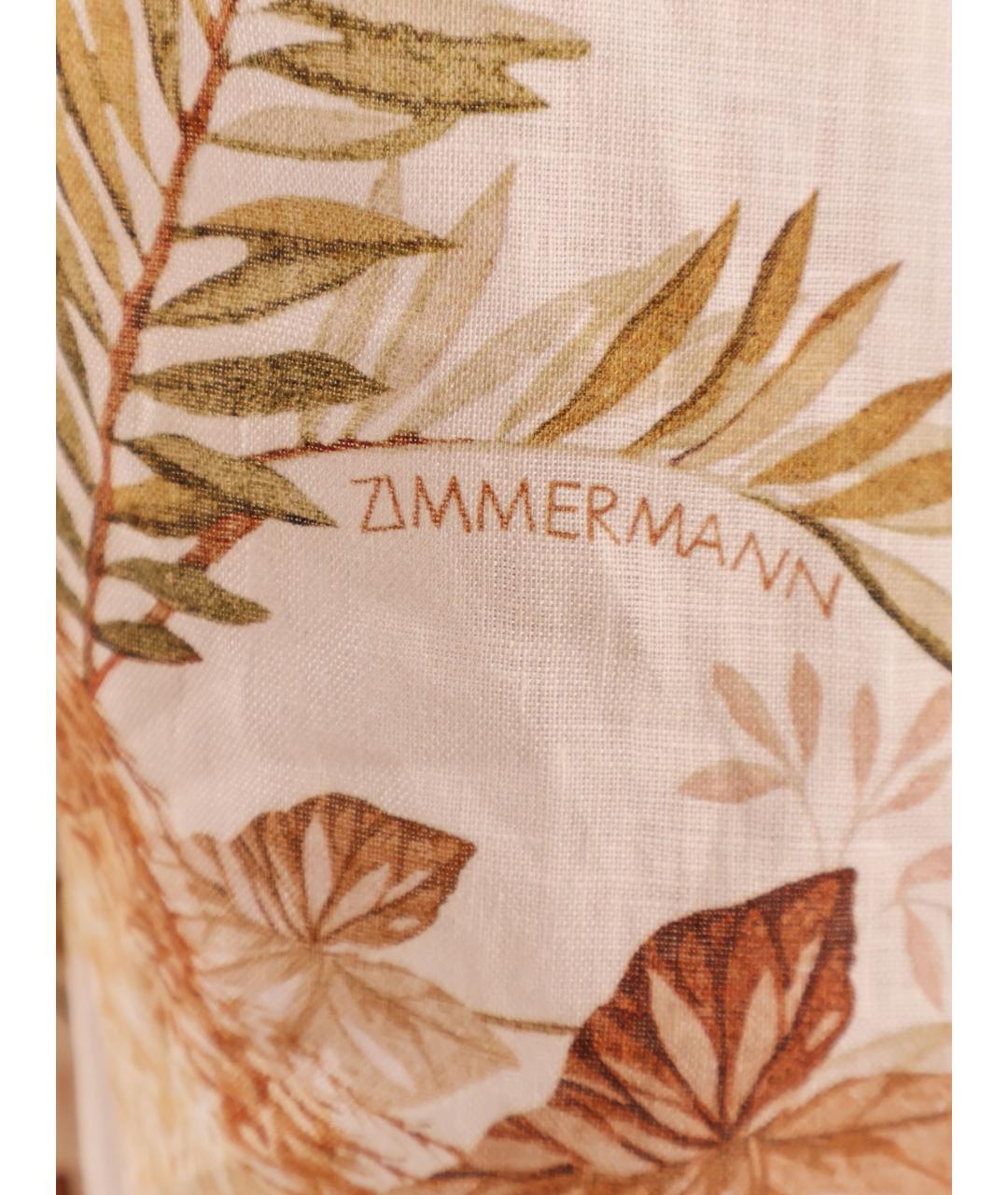 ZIMMERMANN Льняное платье, фото 3