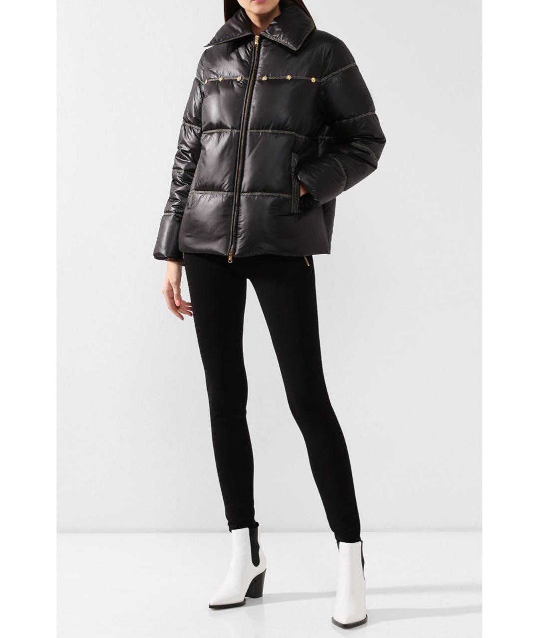 VERSACE Черный пуховик, фото 3