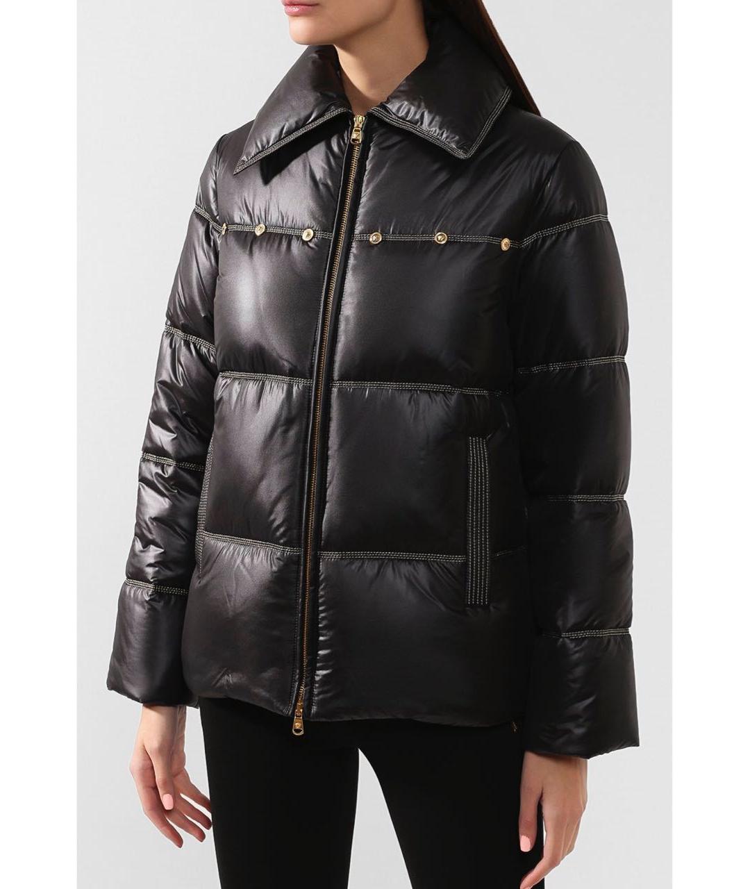 VERSACE Черный пуховик, фото 4