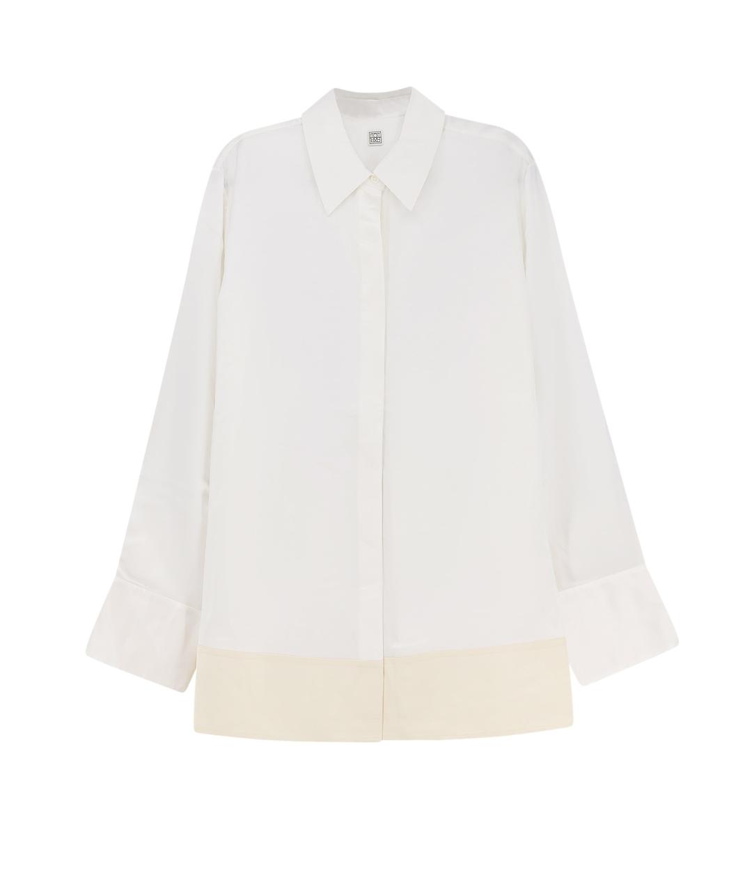 TOTEME Белая вискозная рубашка, фото 1