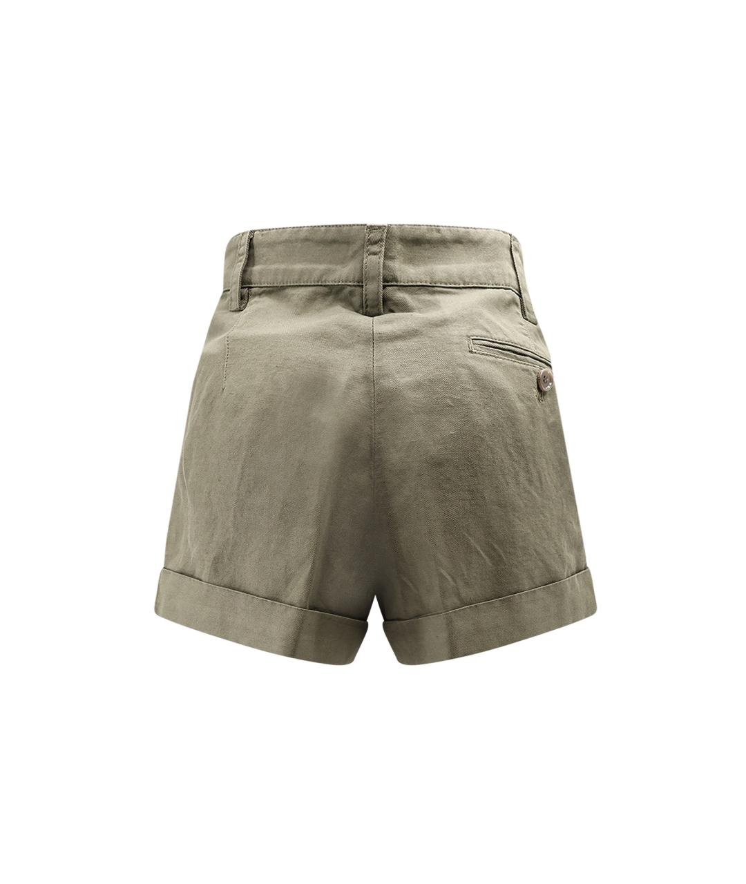 ASPESI Хаки хлопковые шорты, фото 2